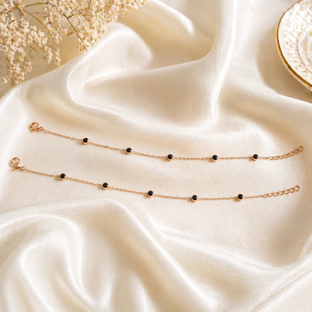 Sukshma Noir Anklet
