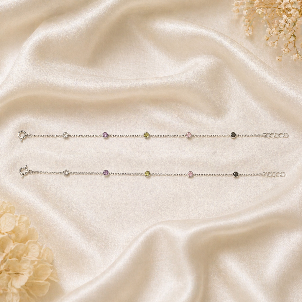 Tarika Pastel Charm Anklet