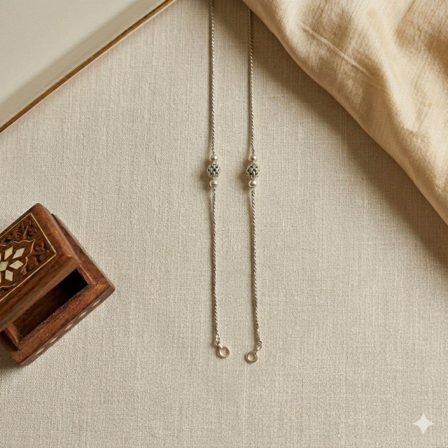 Mrinal Bead Anklet