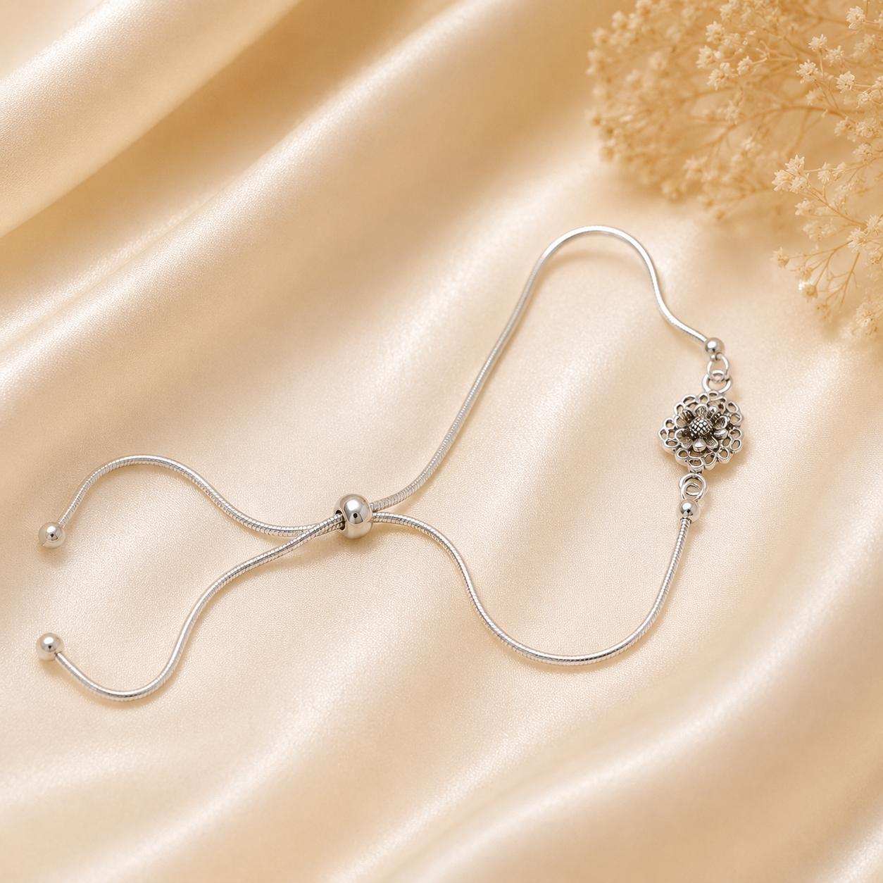 Aarini Floral Anklet