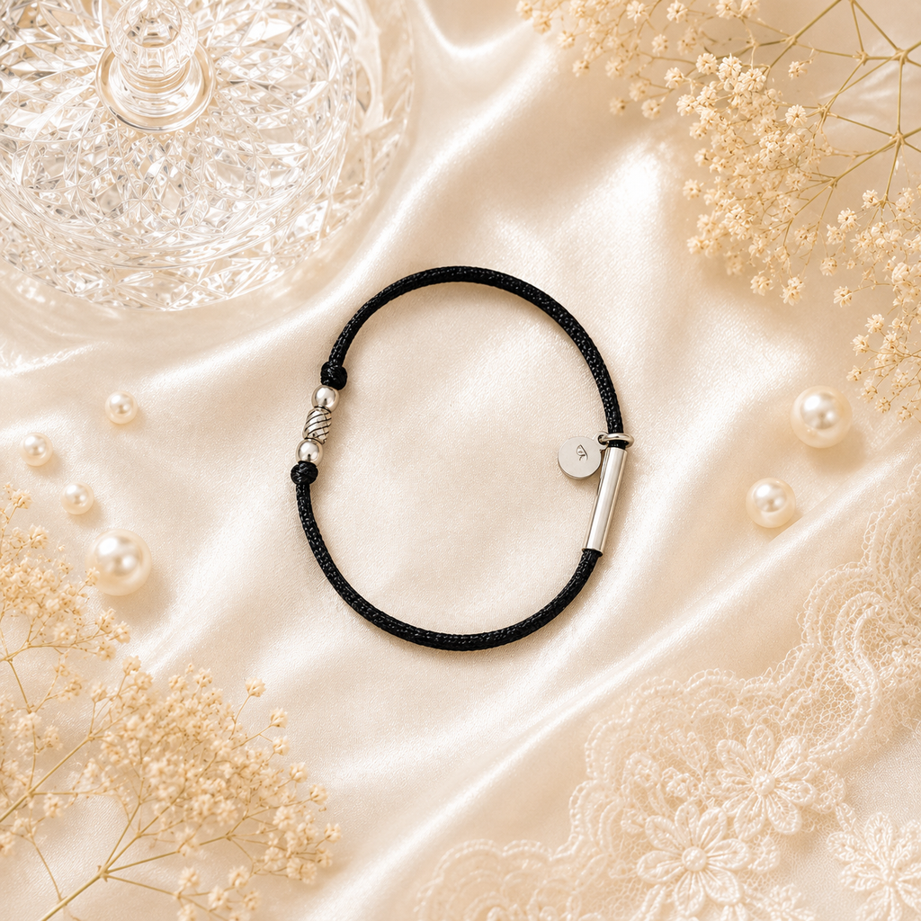 Noir Essence Thread Anklet