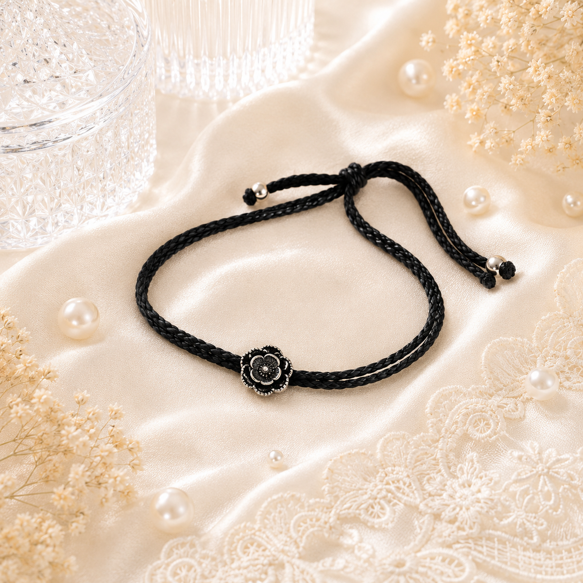 Rosabelle Thread Anklet