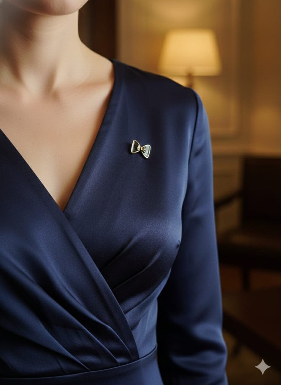 Élan Mini Bow Brooch