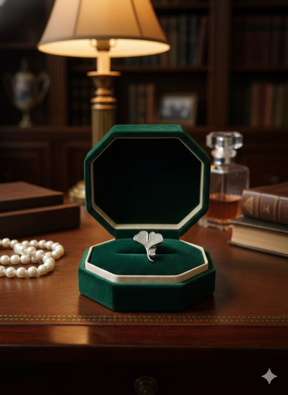 Ginkgo Éclat Brooch