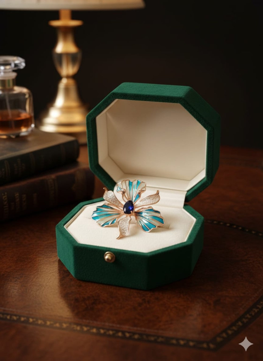 Celestial Lotus Brooch