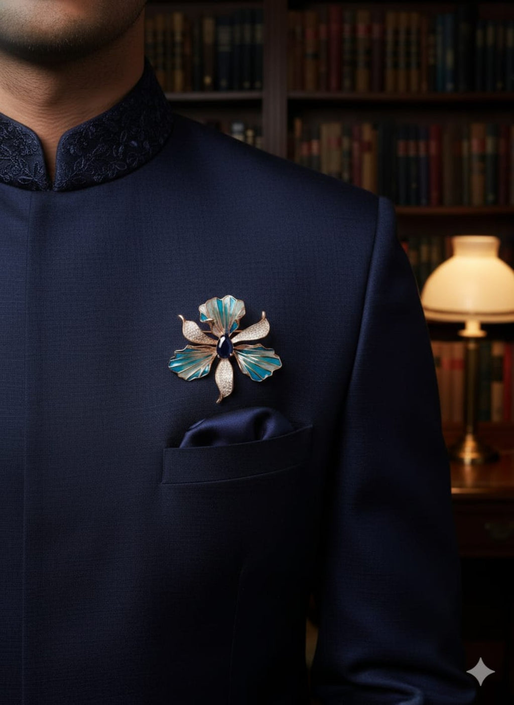 Celestial Lotus Brooch