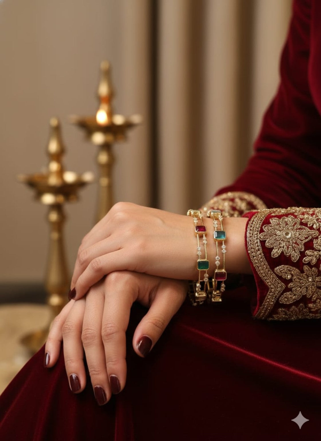 Navgrah Aura Navratna Bangles