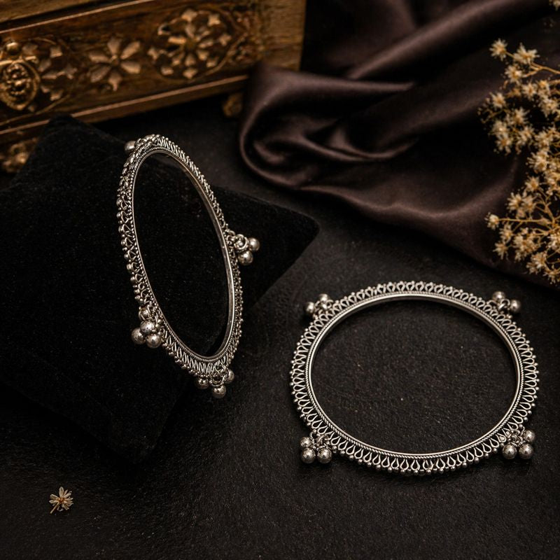 Noor Antique Ghungroo Bangles