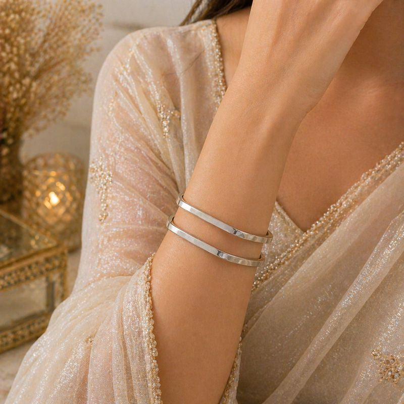 Rajsi Antique Silver Bangles