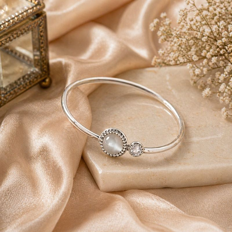 Ira Mother of Pearl Kada Silver
