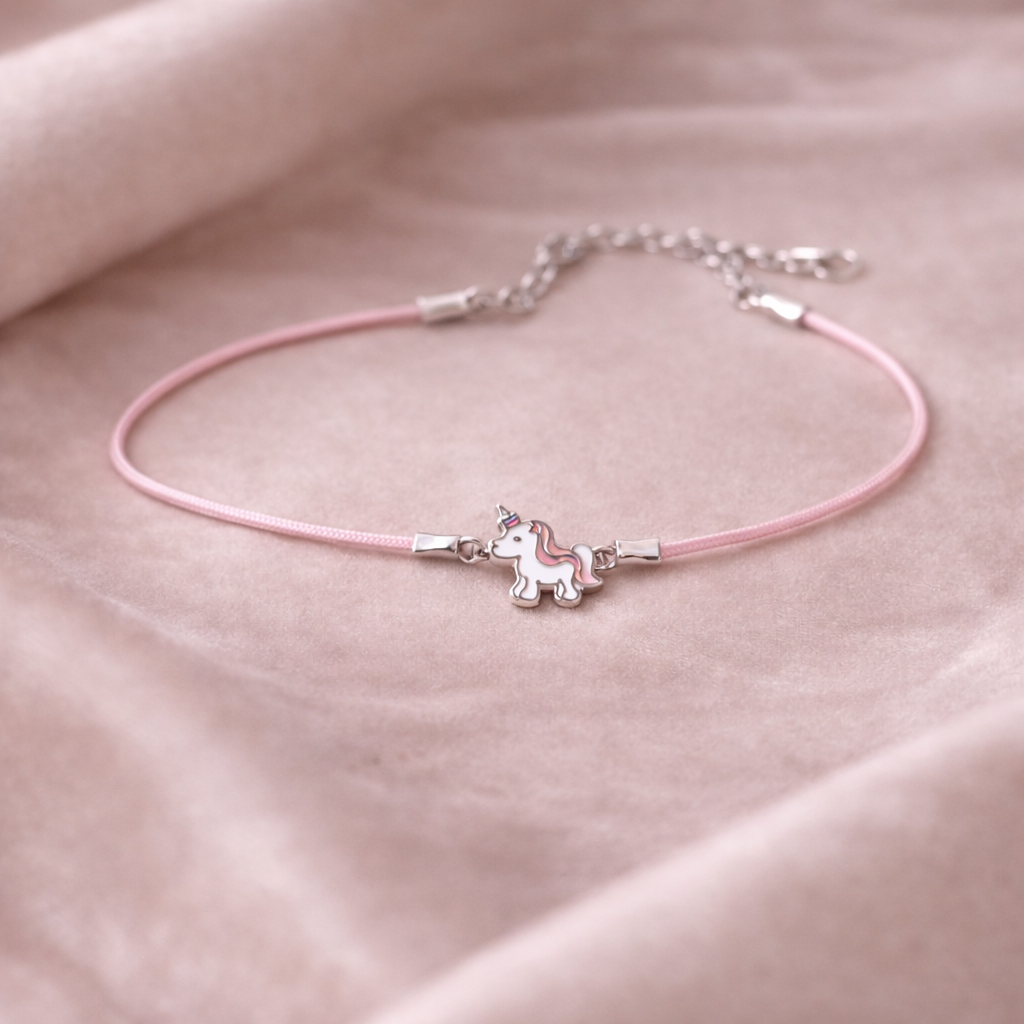Unicorn Dream Silver Baby Bracelet