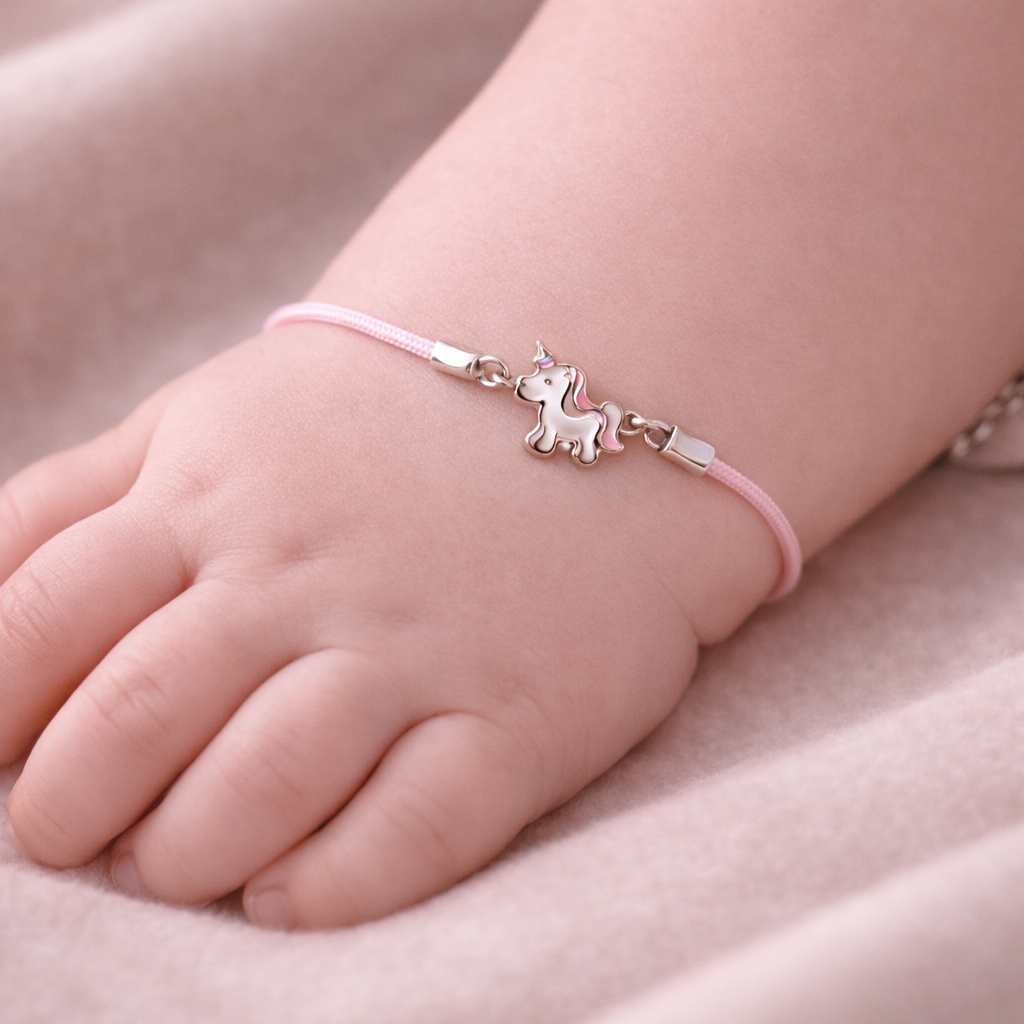 Unicorn Dream Silver Baby Bracelet