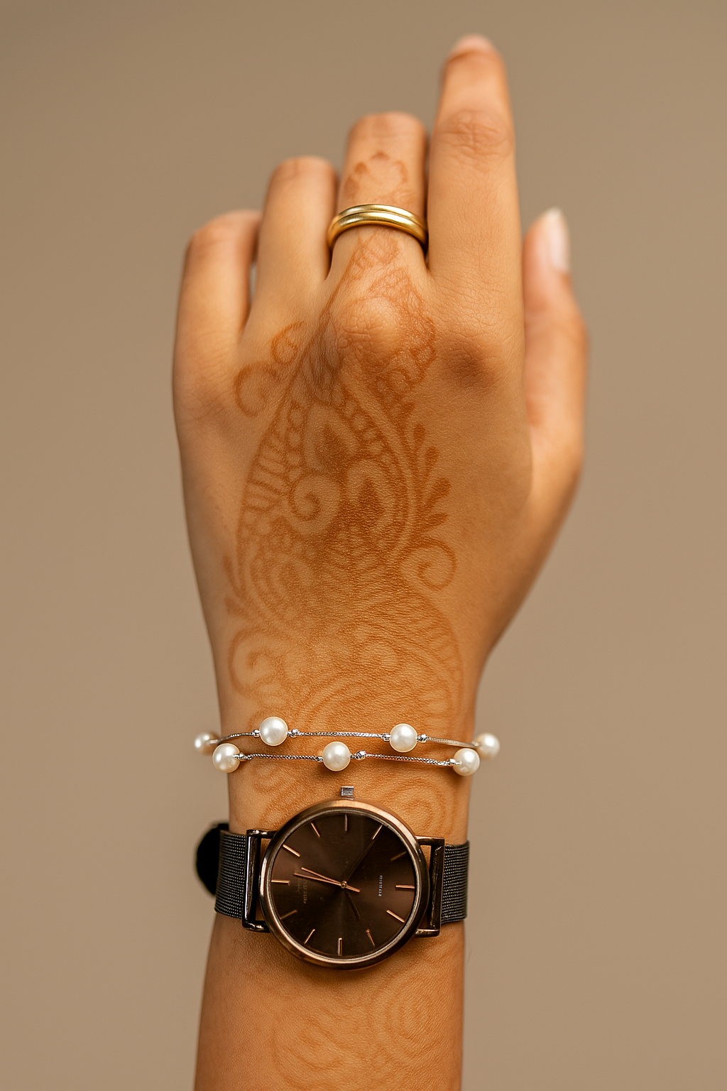 Classic Pearl Chain Bracelet