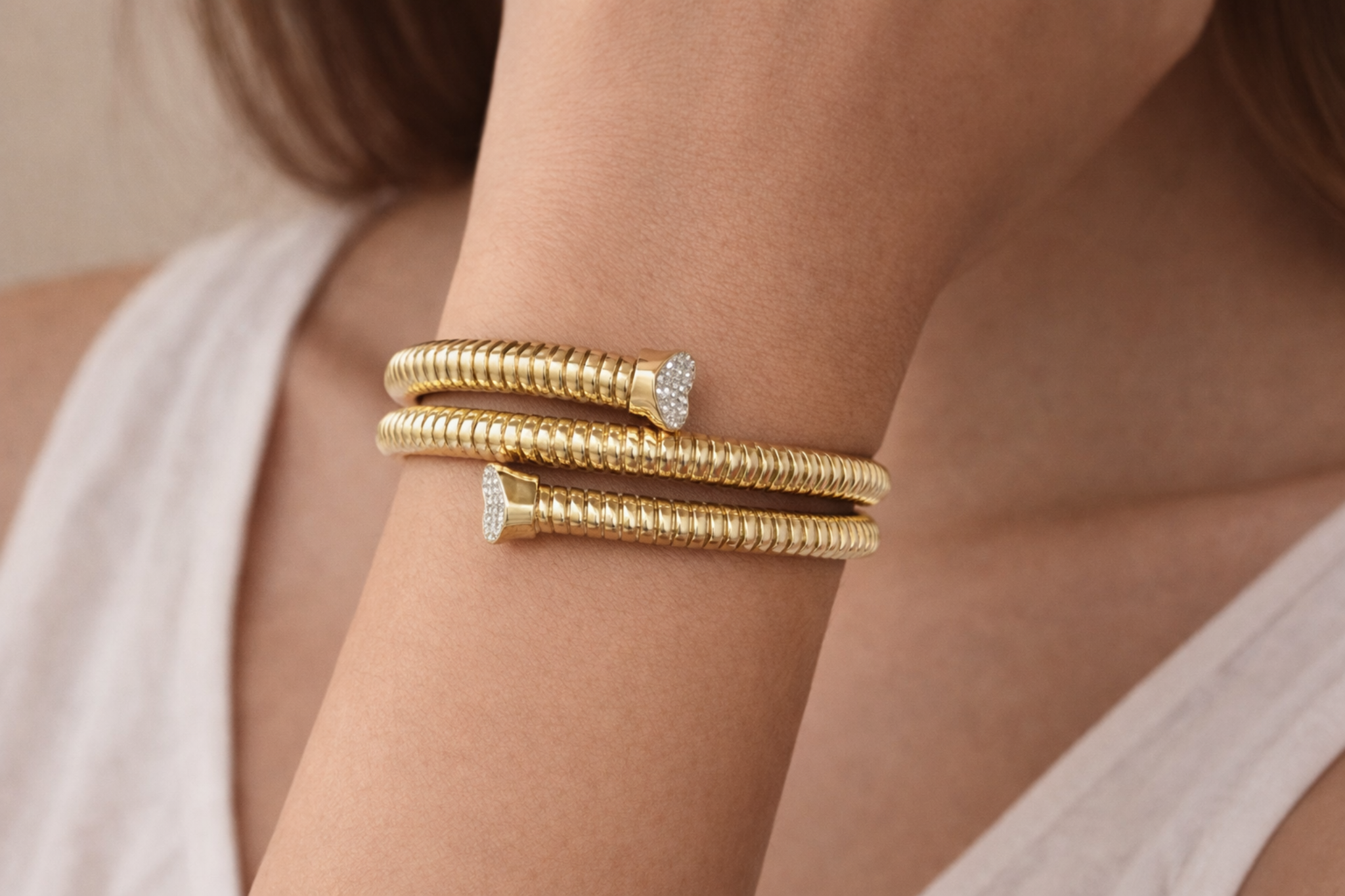 Serpentina Luxe Coil Bracelet