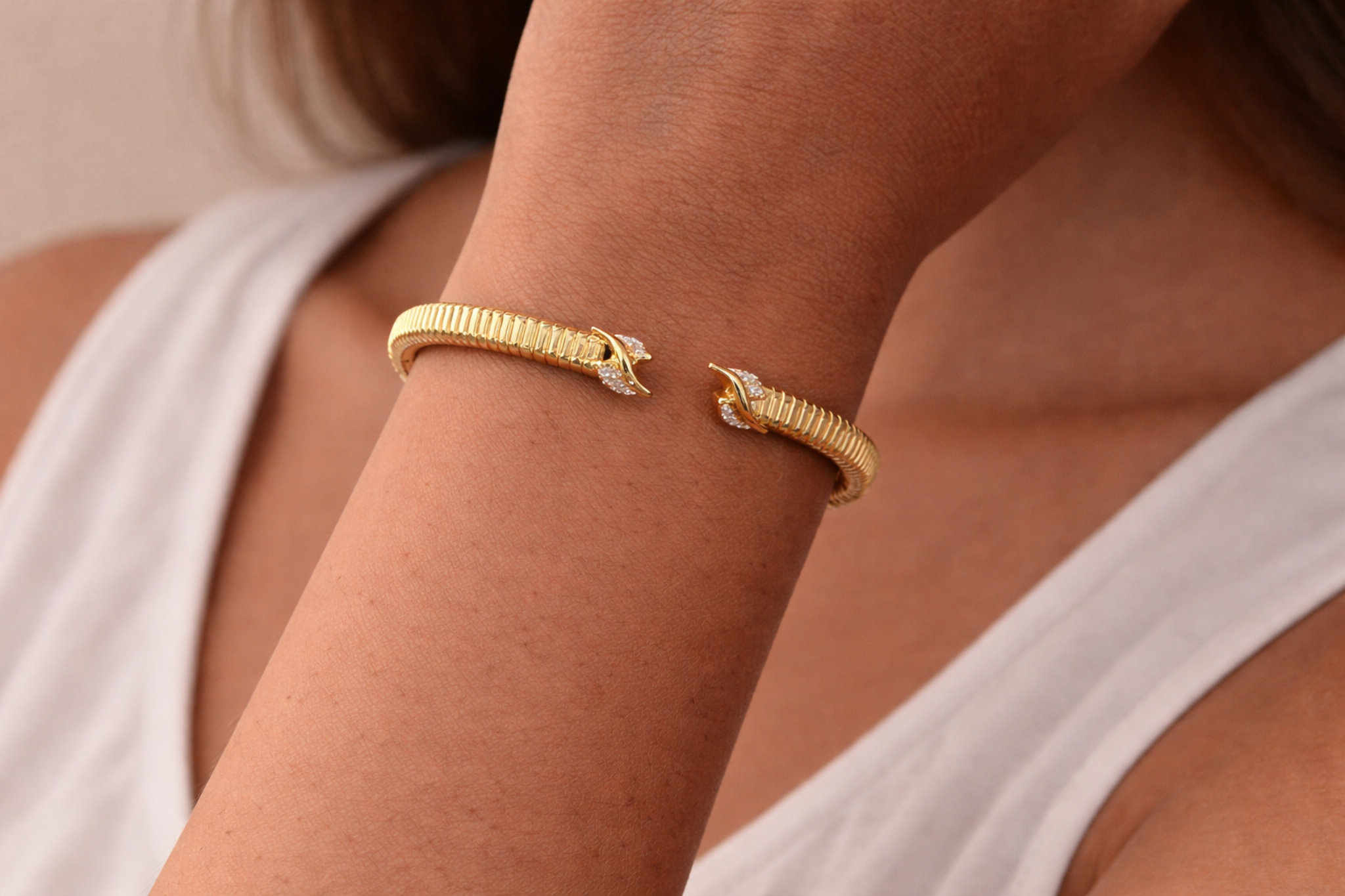 Aurelia Twist Gold Bracelet