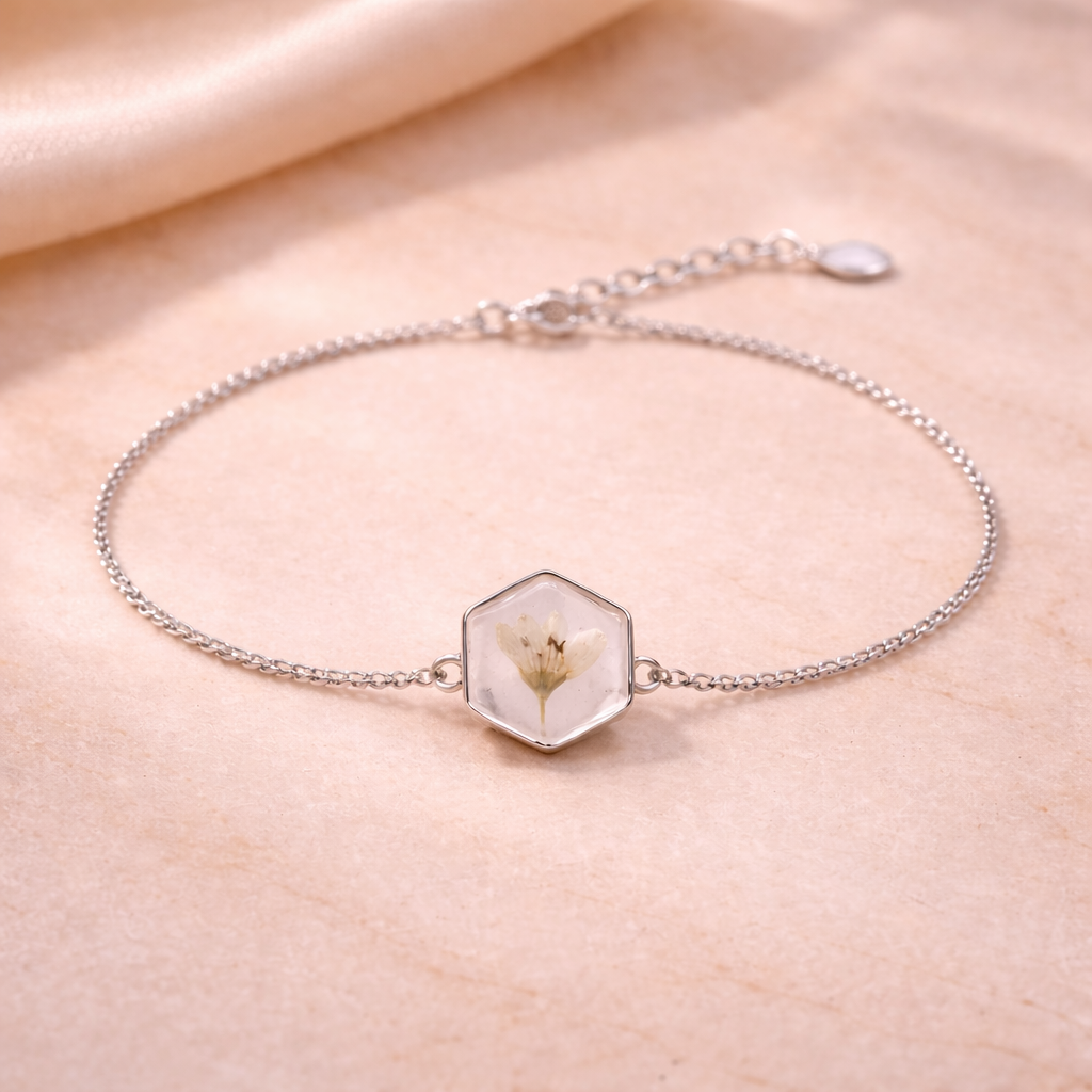 Etherea Bloom Resin Bracelet