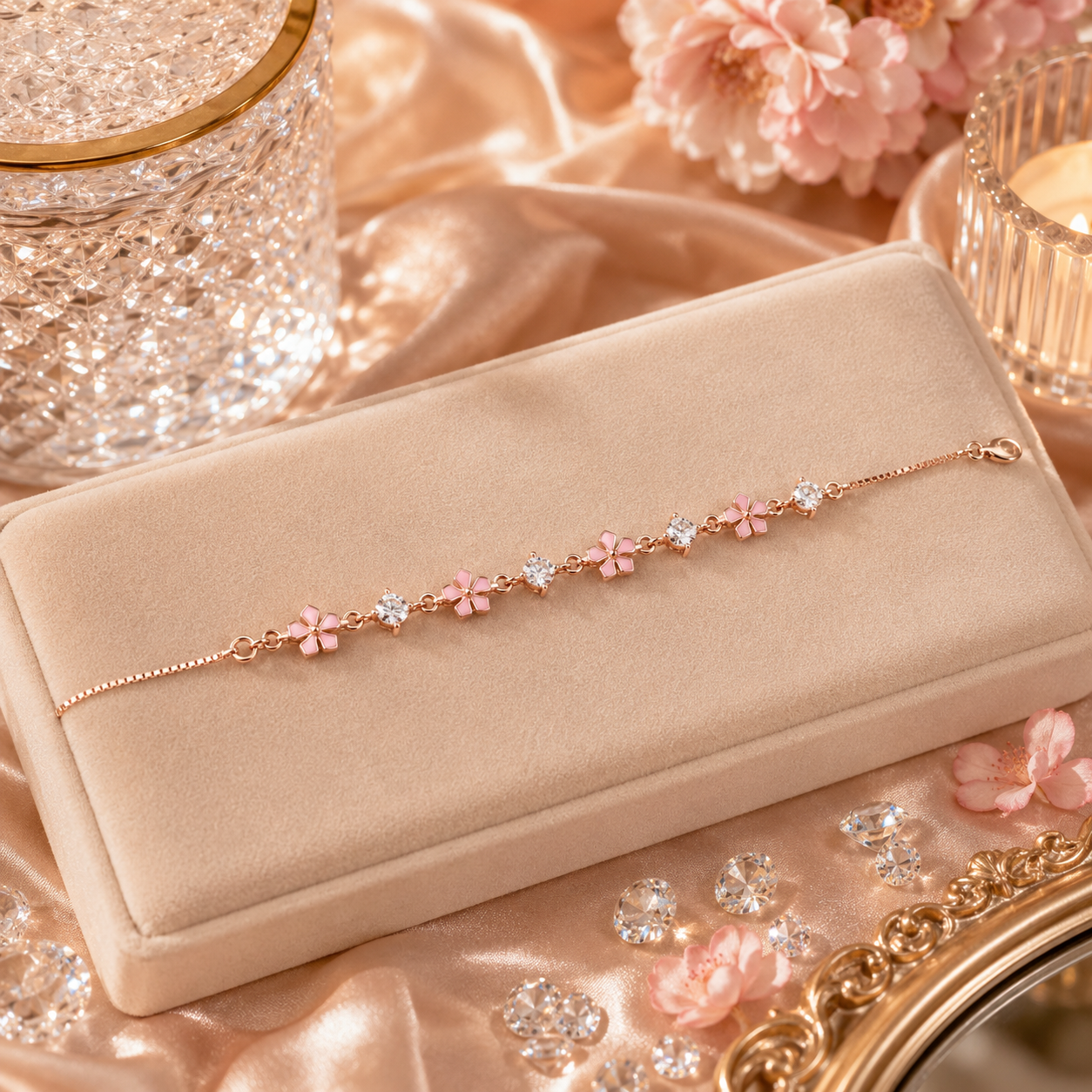 Roselle Bloom Bracelet