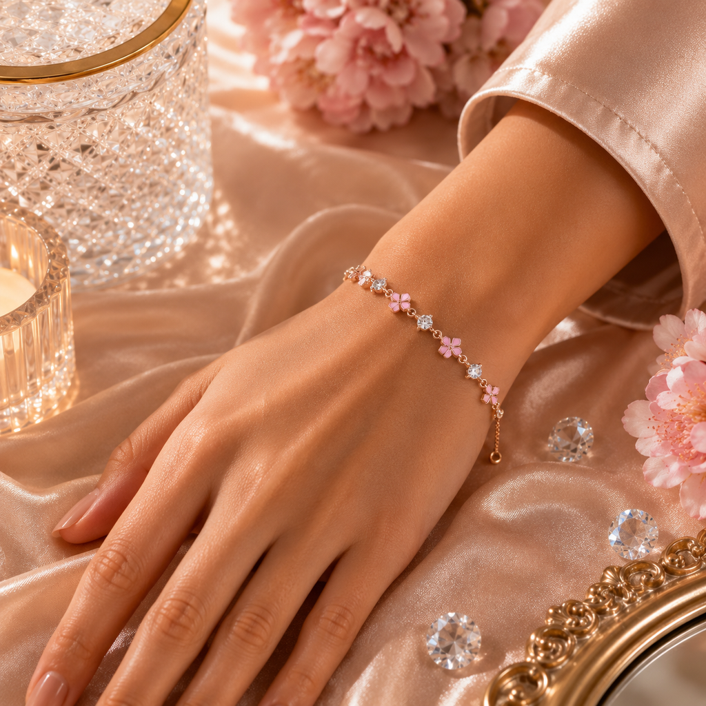 Roselle Bloom Bracelet