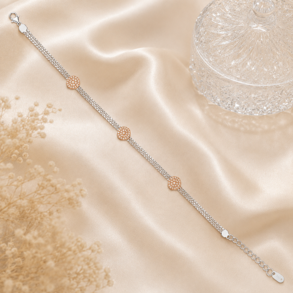 Roselle Halo Bracelet