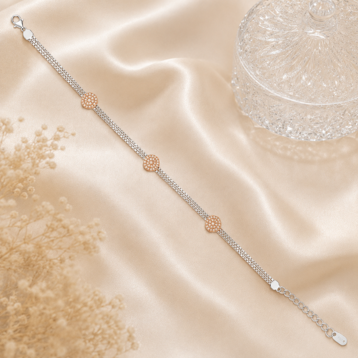 Roselle Halo Bracelet