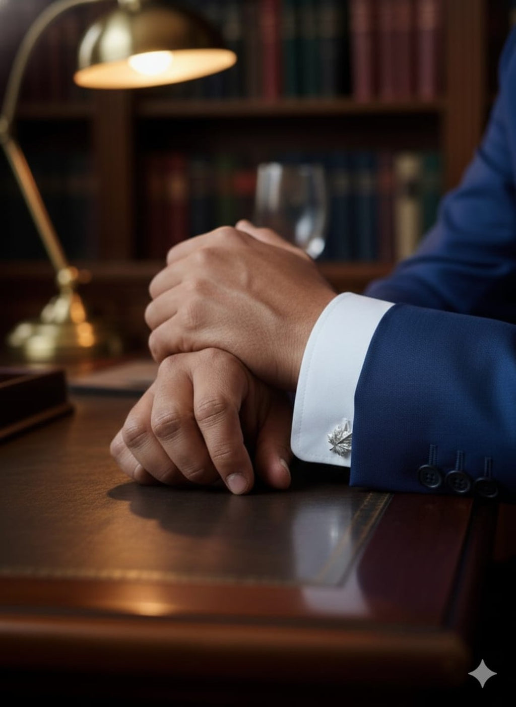 Maple Leaf Silver Cufflinks