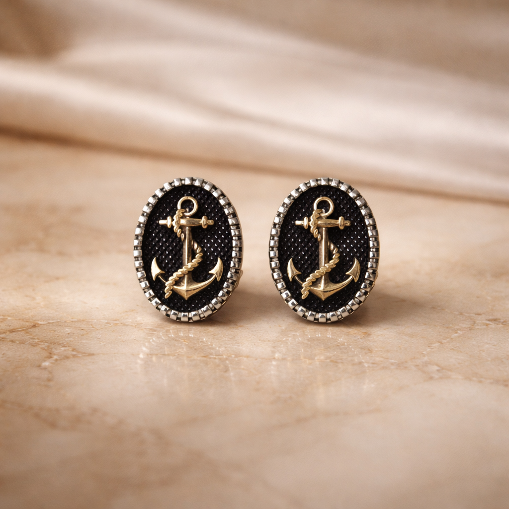 Nautique Anchor Cufflinks