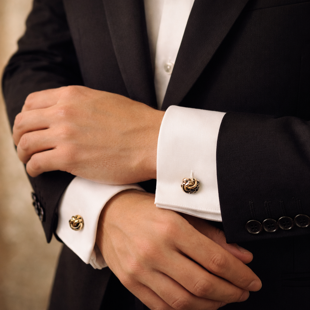 Aurora Duo Knot Cufflinks