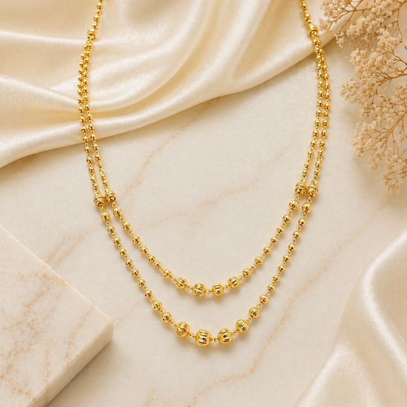 Kanaka Twin Layer Bead Chain
