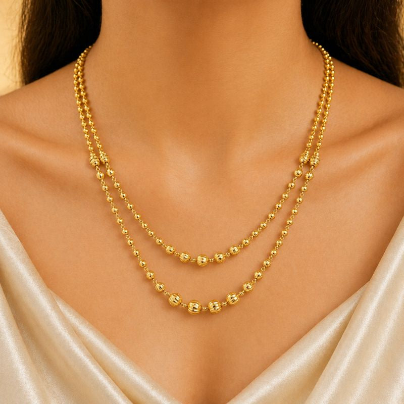 Kanaka Twin Layer Bead Chain