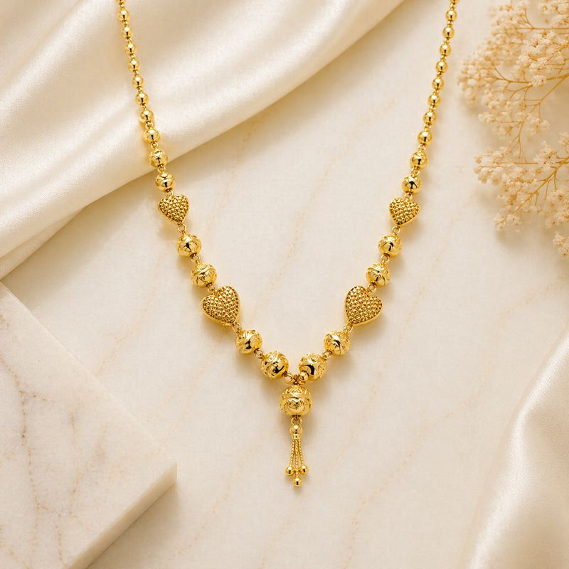 Hrudaya Gold Charm Chain