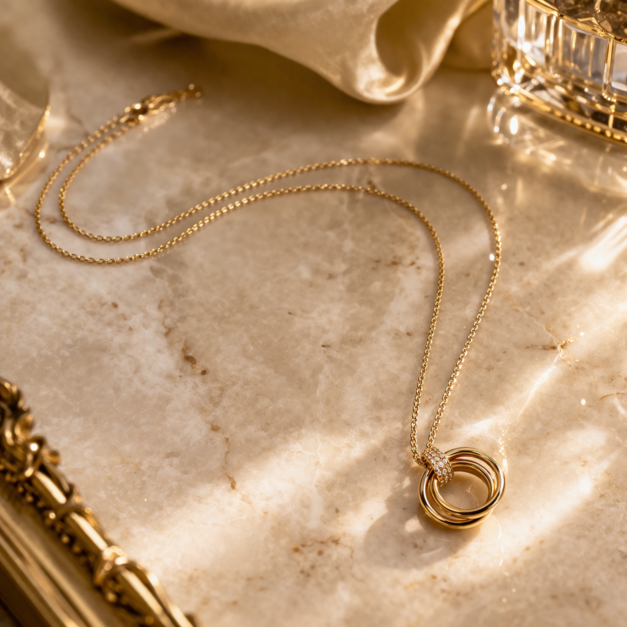 Infinity Spiral Luxe Chain