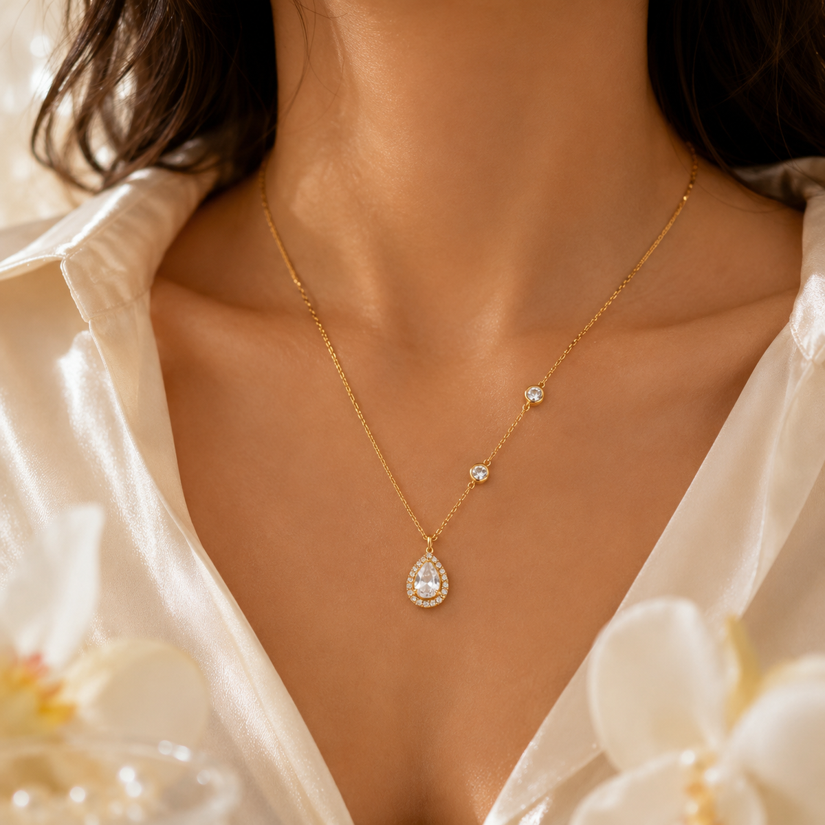Celestia Drop Necklace