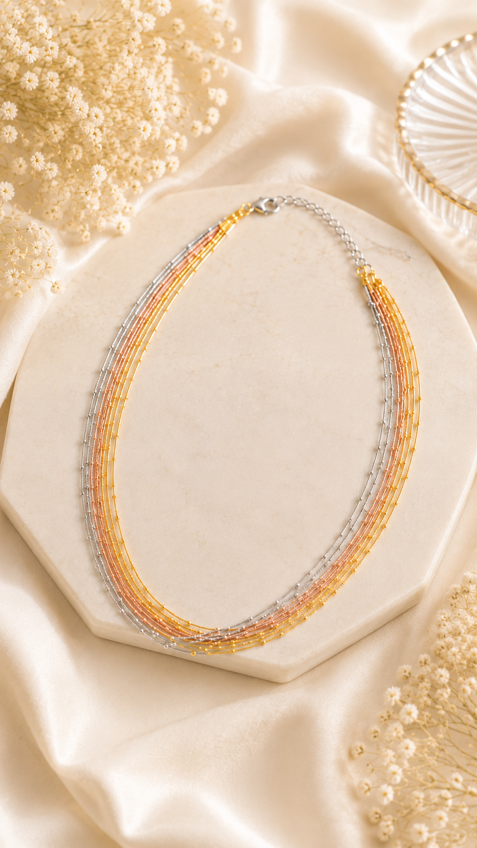 Triveni Luxe Multi-Layer Chain