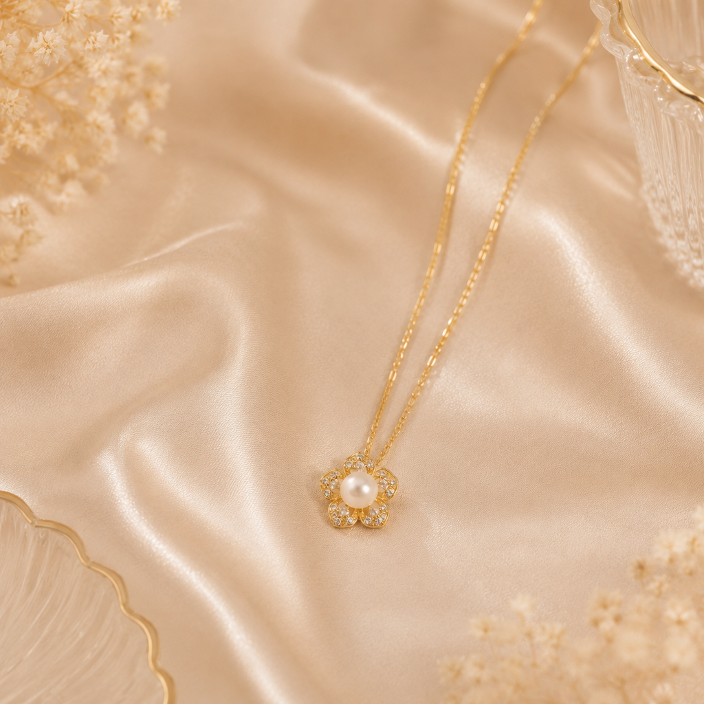 Aarini Pearl Bloom Pendant