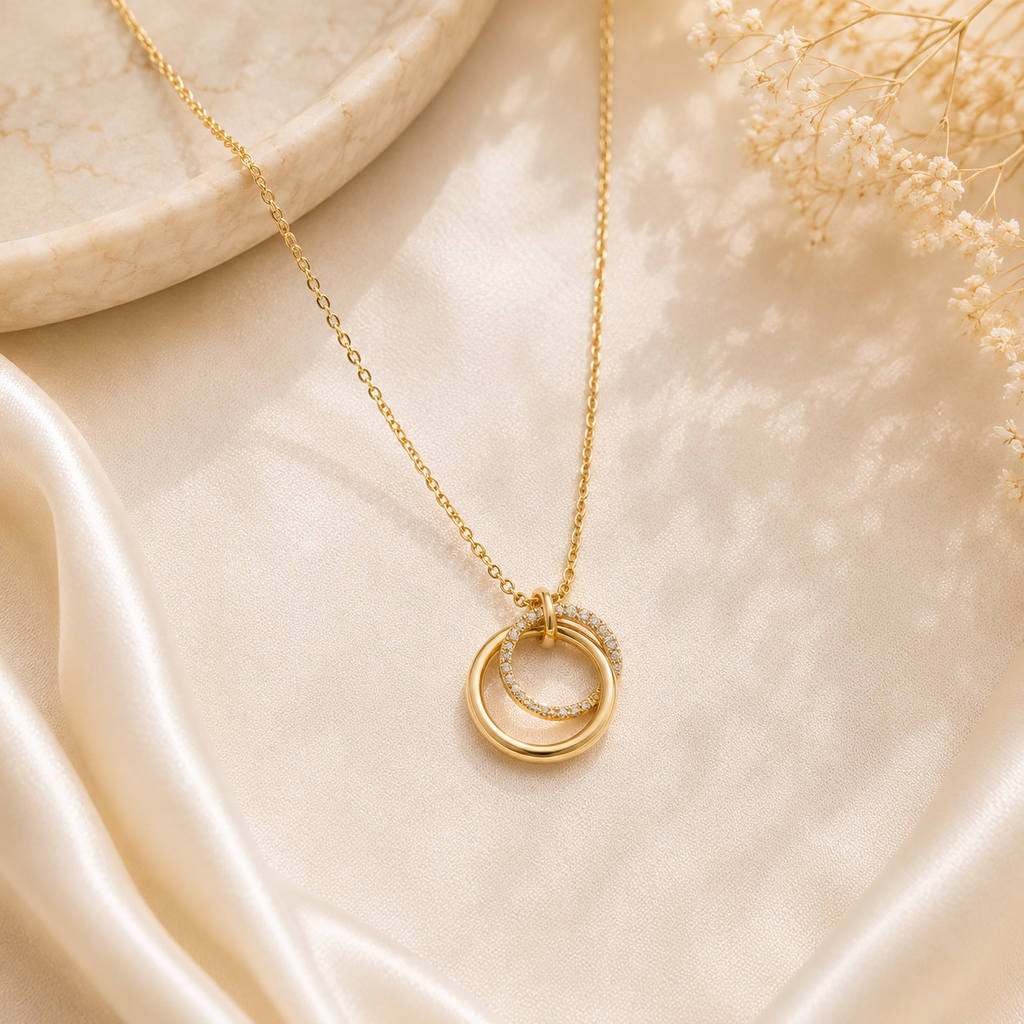 Avyukt Interlock Pendant Necklace