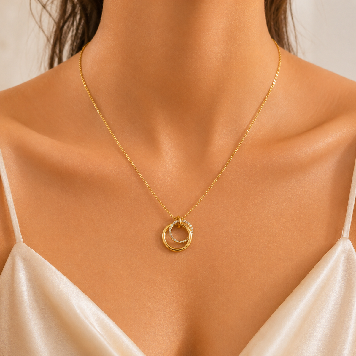 Avyukt Interlock Pendant Necklace