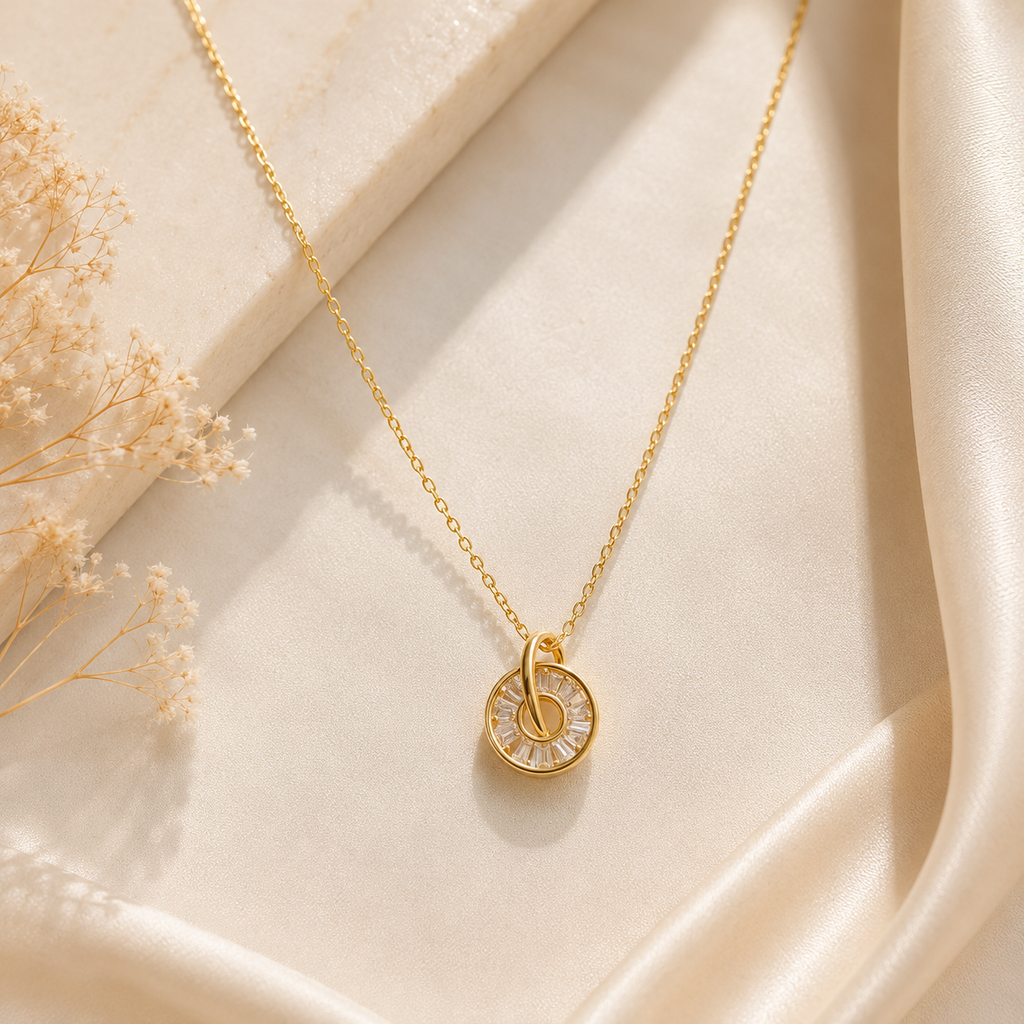 Vritika Circle Pendant Necklace