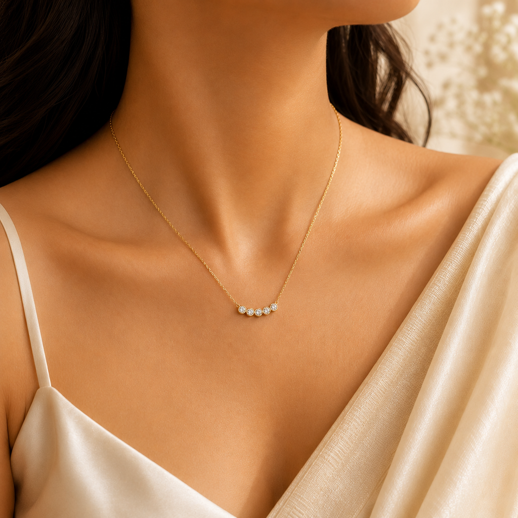 Aarohi Five-Stone Necklace