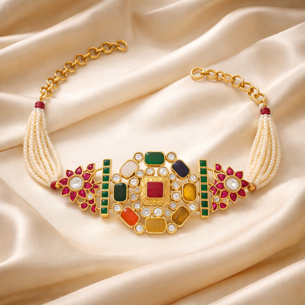 Navratan Elegance Choker