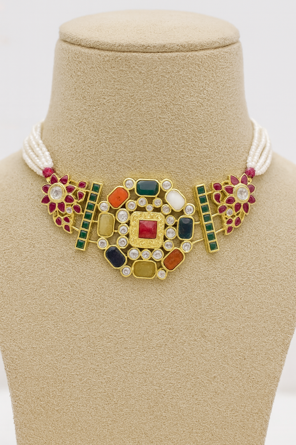 Navratan Elegance Choker