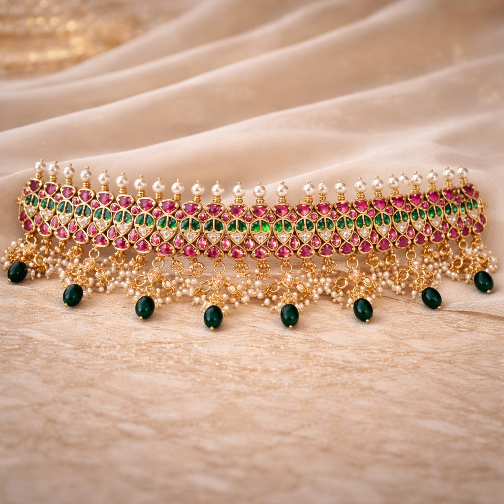 Maharani Ratnavali Grand Kundan Choker