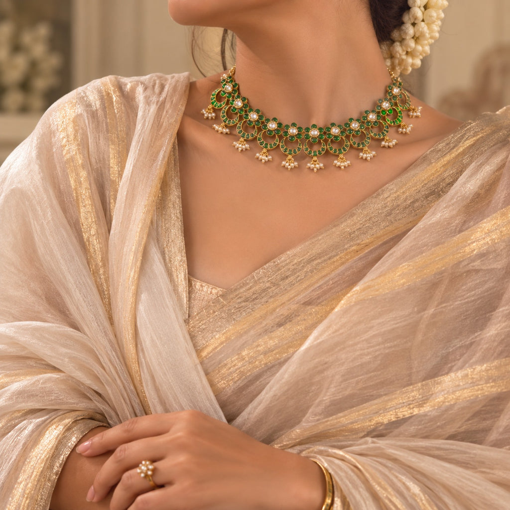 Emerald Bloom Heritage Choker