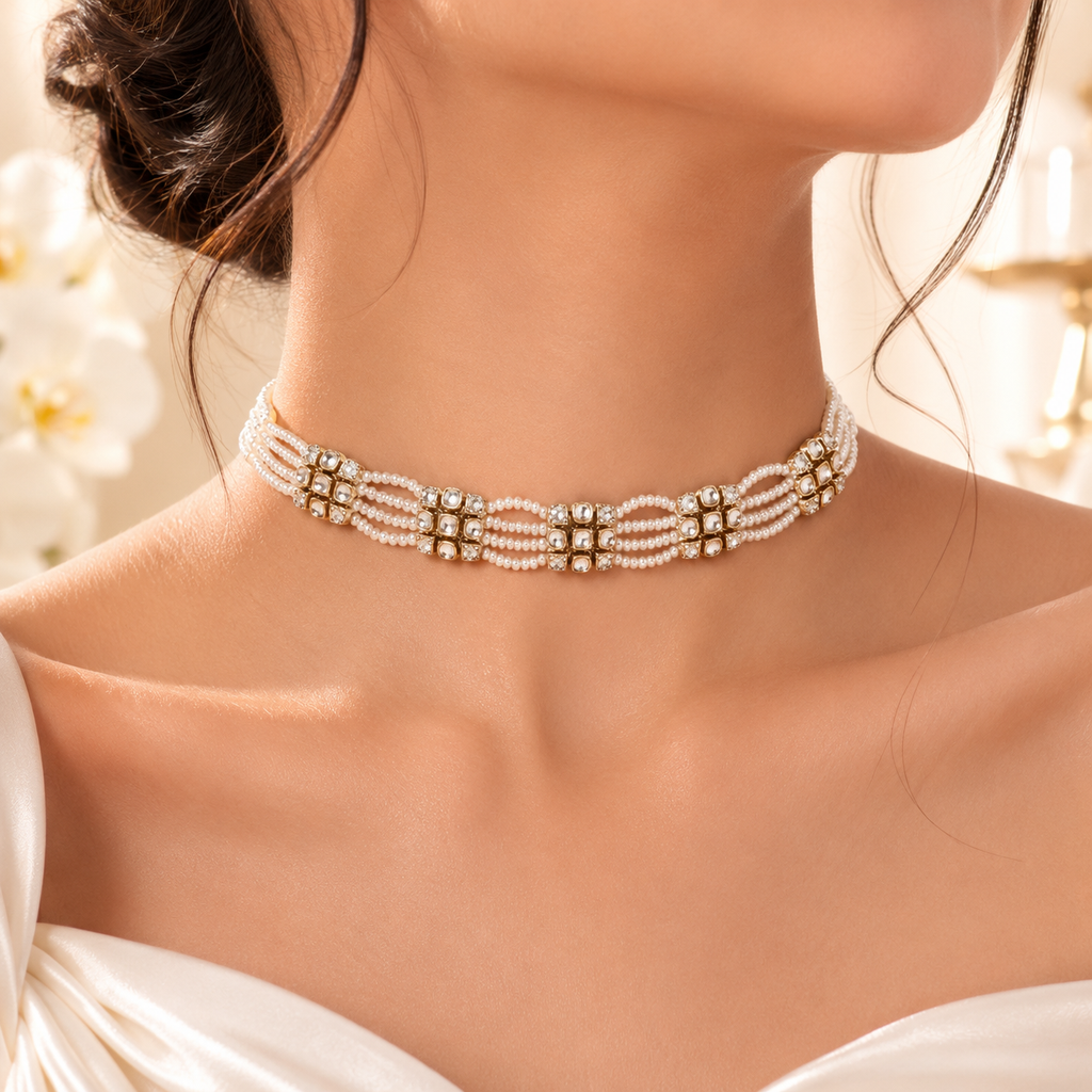 Mrinalika Pearl Choker