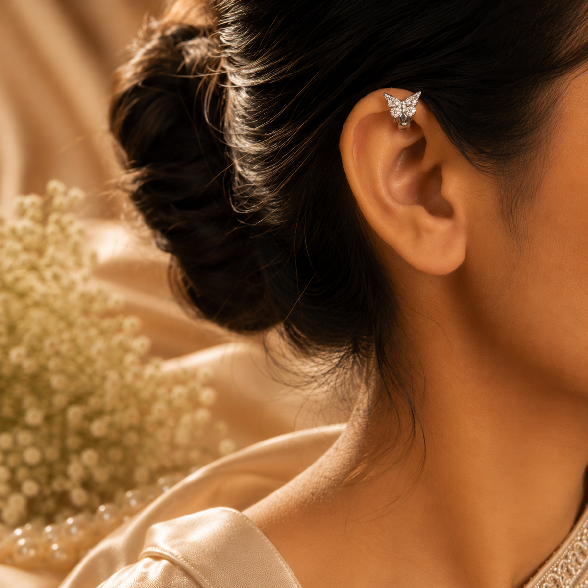 Avira Butterfly Ear Cuff