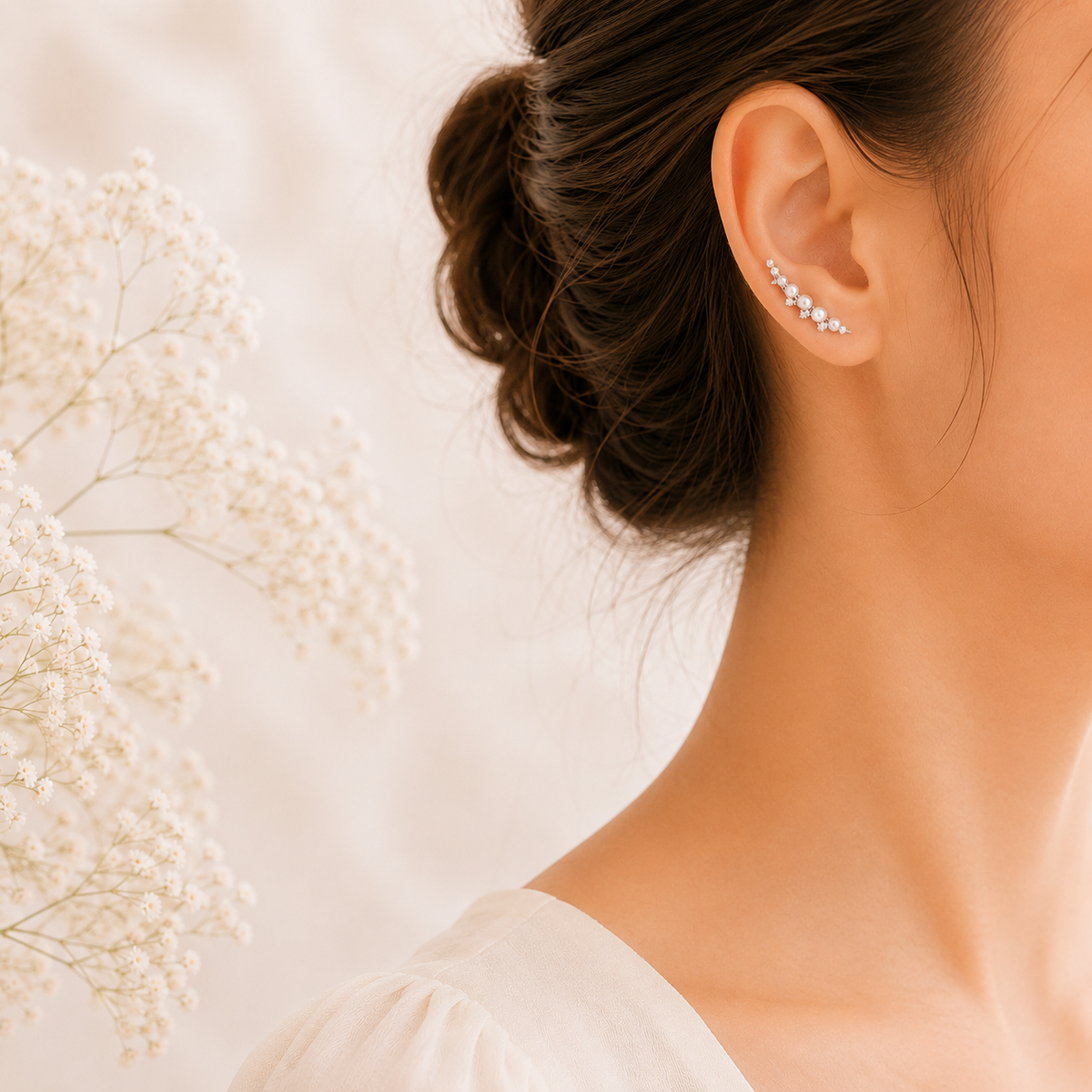 Tarini Pearl Ear Cuff