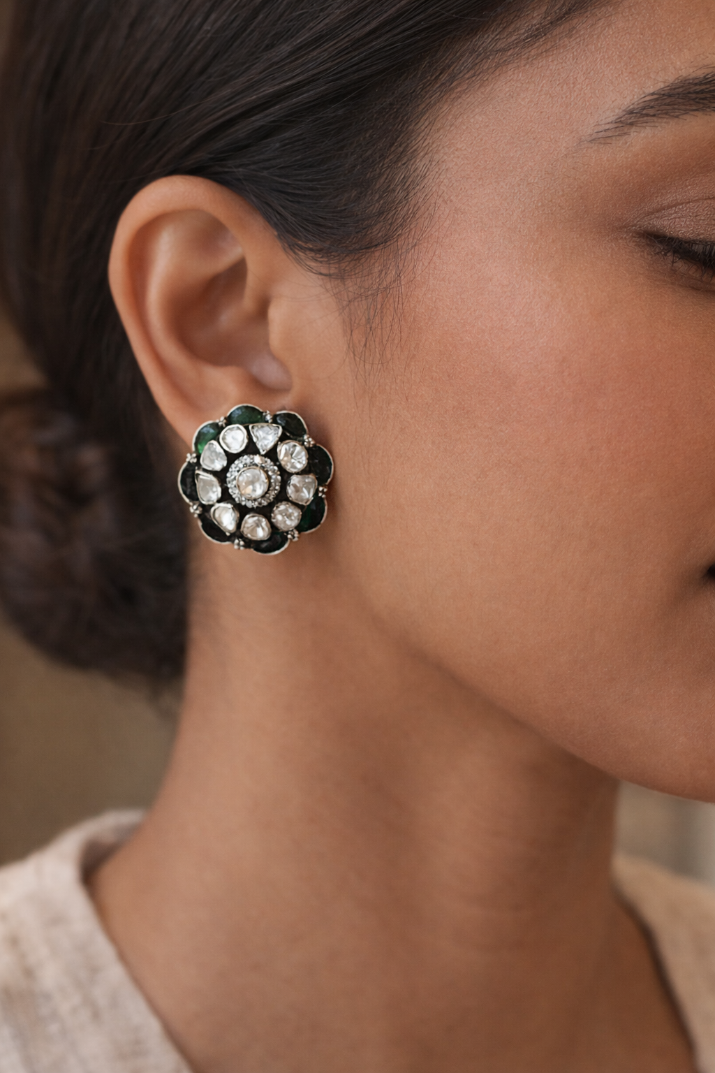 Neelam Vanika Kundan Earrings