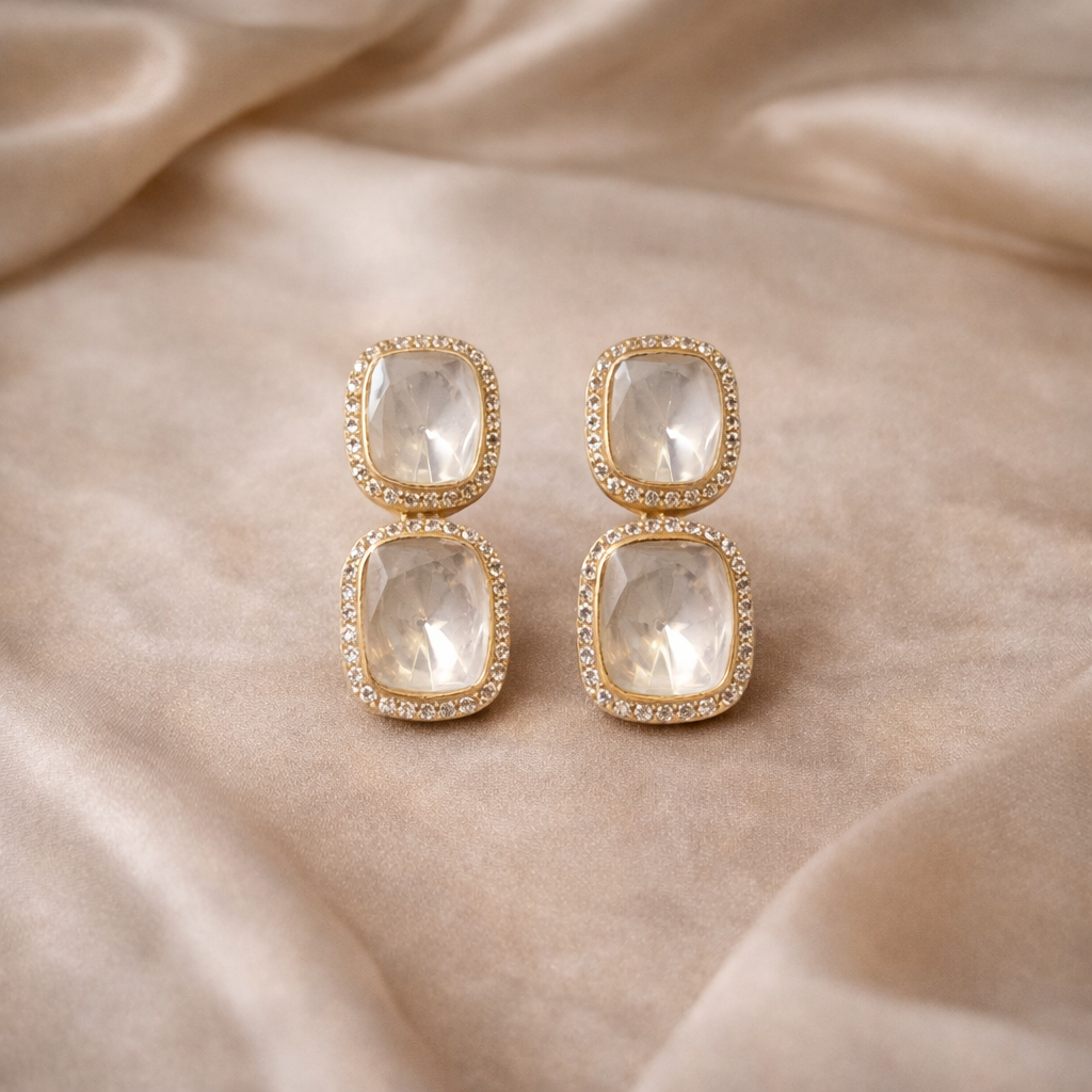 Luna Duo Stud Drops