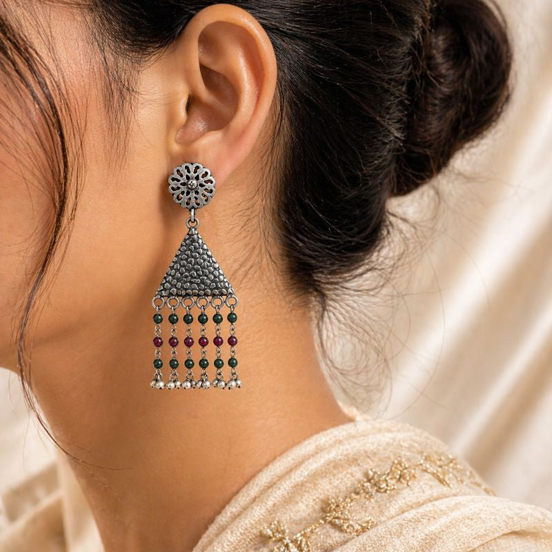 Vanya Tribal Cascade Earrings