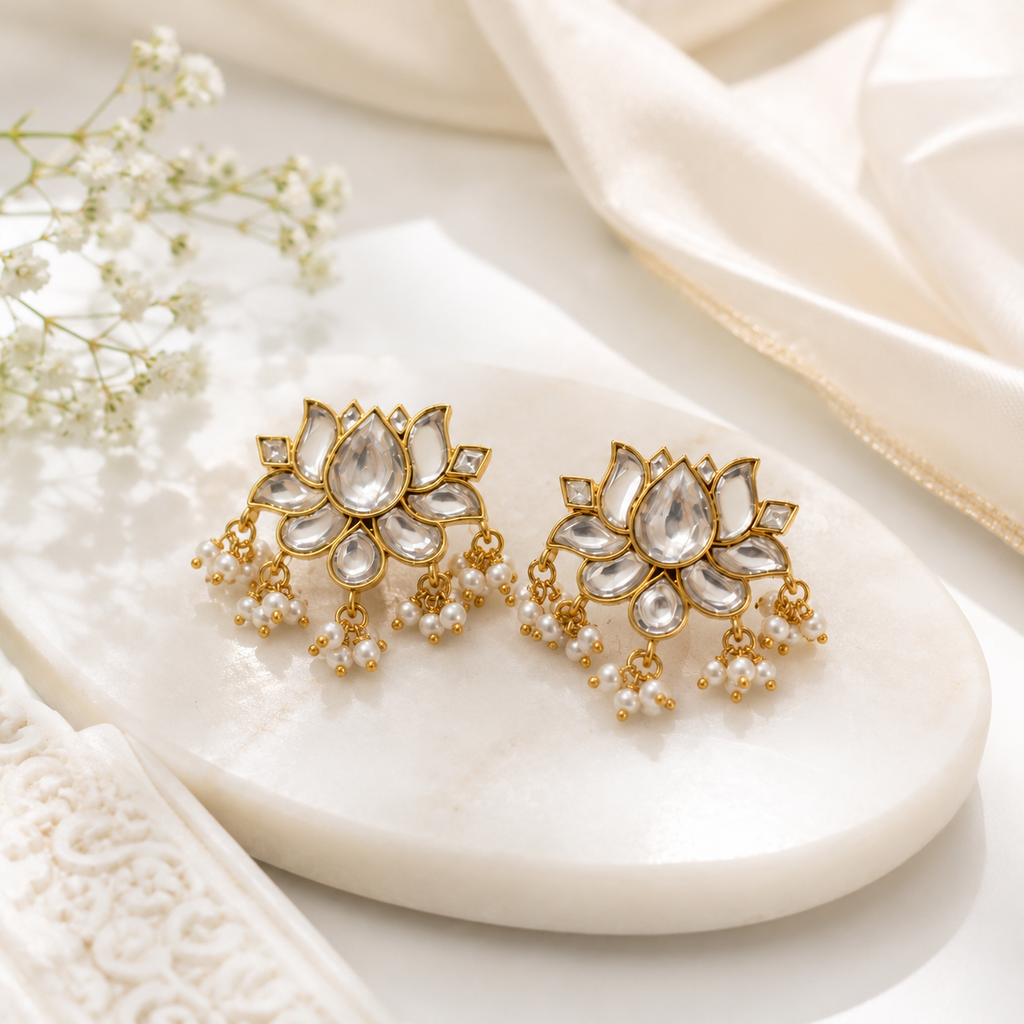 Padmika Pearl Earrings