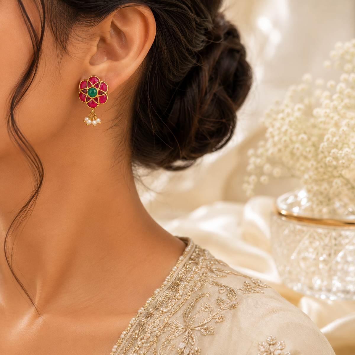 Ruchira Bloom Studs